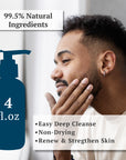 Men's Facial Cleanser - Scentuals Natural & Organic Skin Care