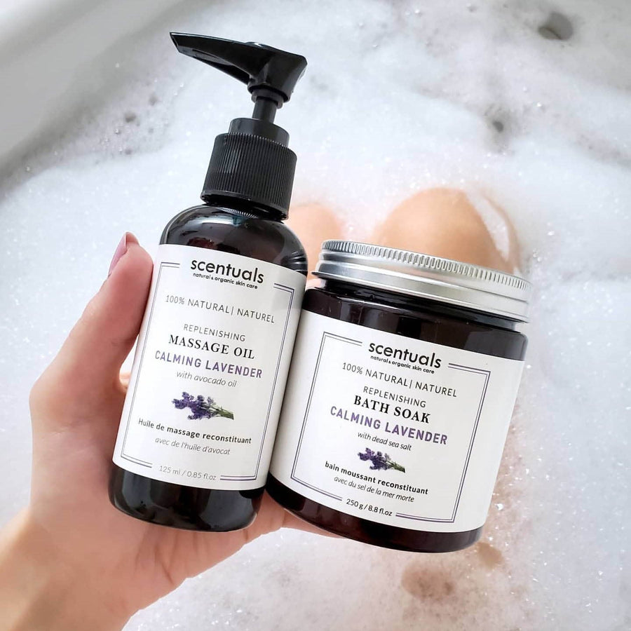 Calming Lavender Bath Soak - Scentuals Natural & Organic Skin Care