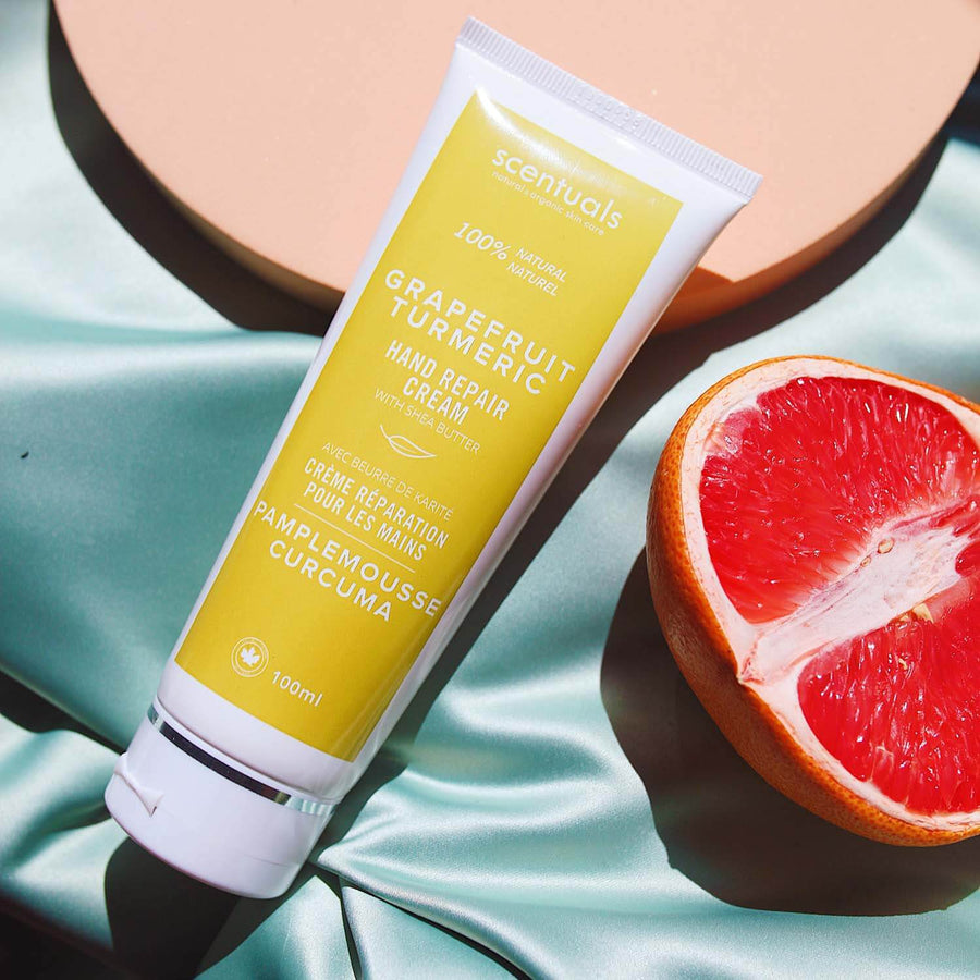 Grapefruit Turmeric Hand Repair Cream - Scentuals Natural & Organic Skin Care